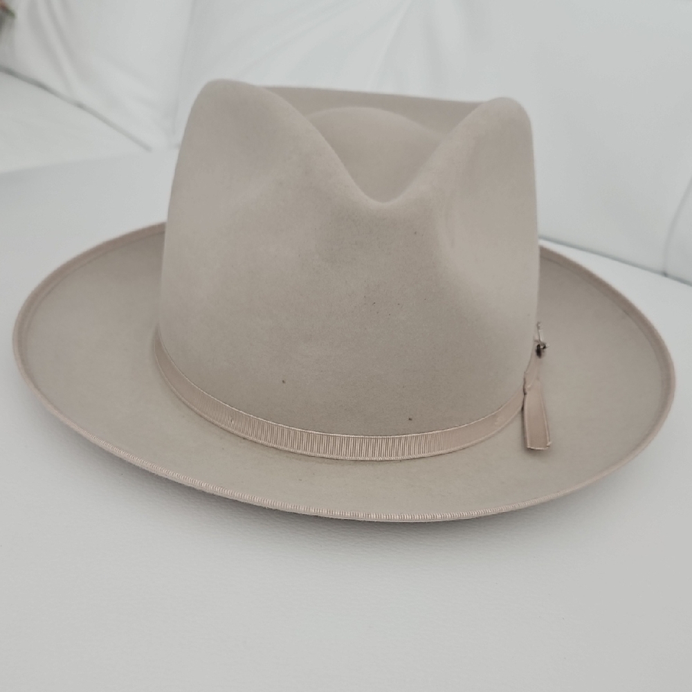 Stetson Stratoliner B fedora Silverbelly 7.5